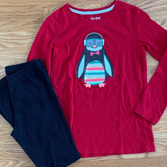 Cat & Jack Winter Legging/Top Set (10/12) - Picture 2 of 9